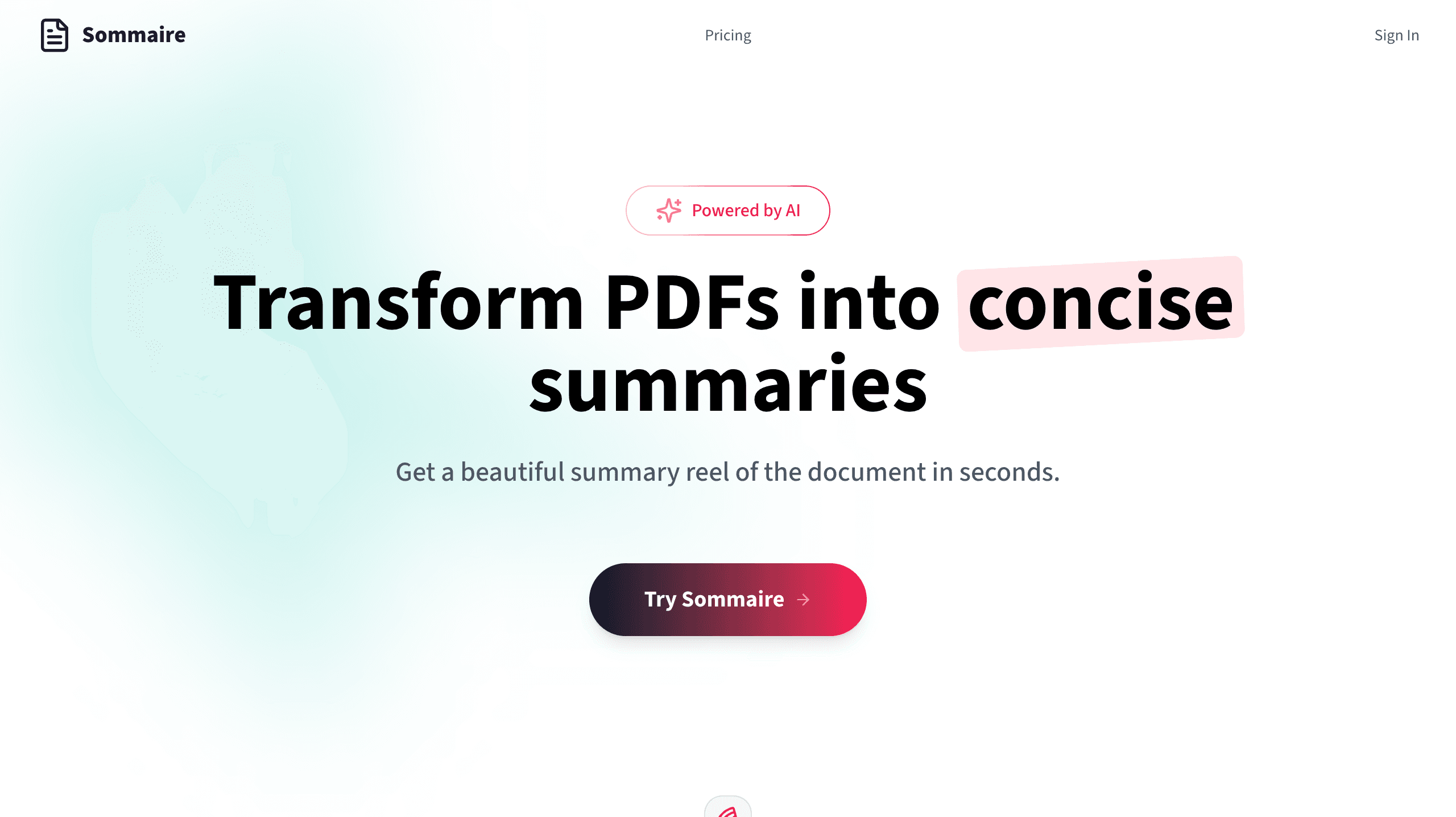 Sommaire - AI Powered PDF Summarizer